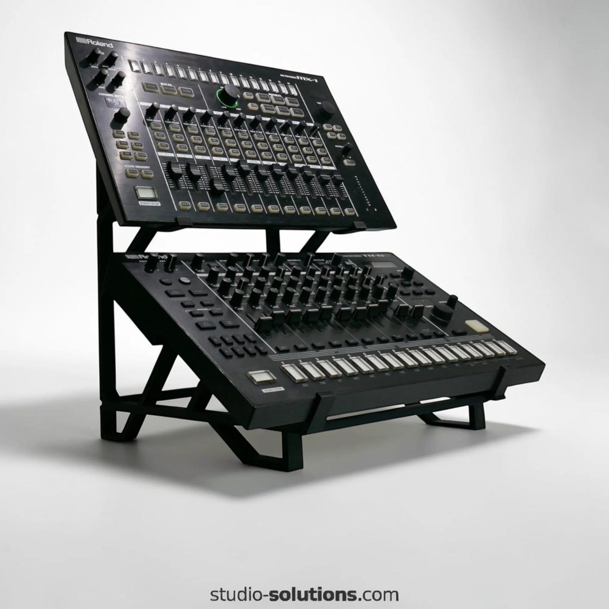 2 Tier Roland Aira Double Tabletop Desktop Music Studio Stand MX-1